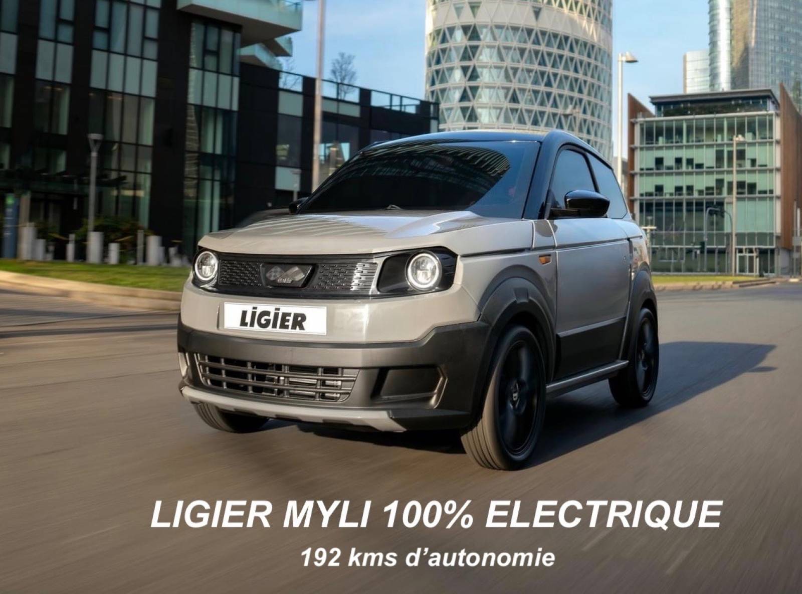 LIGIER MYLI 100% ELECTRIQUE Voiture sans permis Voiture sans permis